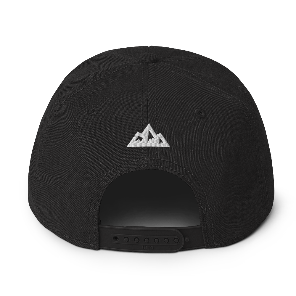 ALPINSTOFF® × OTTO Cap – AS Monogram Snapback (White Embroidery)