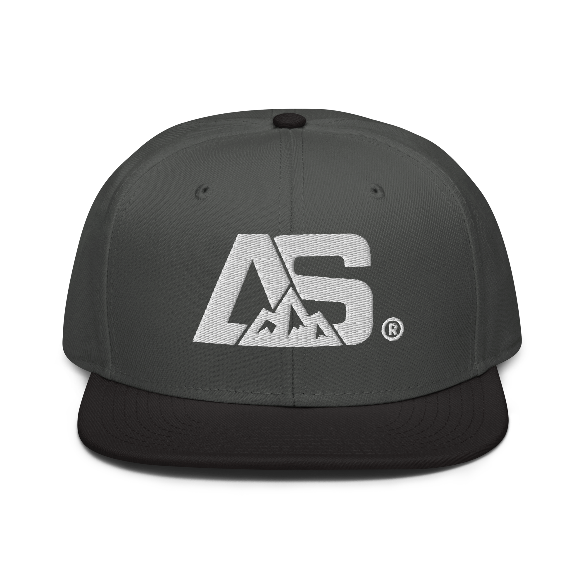 ALPINSTOFF® × OTTO Cap – AS Monogram Snapback (White Embroidery)