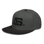 ALPINSTOFF® × OTTO Cap – AS Monogram Snapback (Black Embroidery)