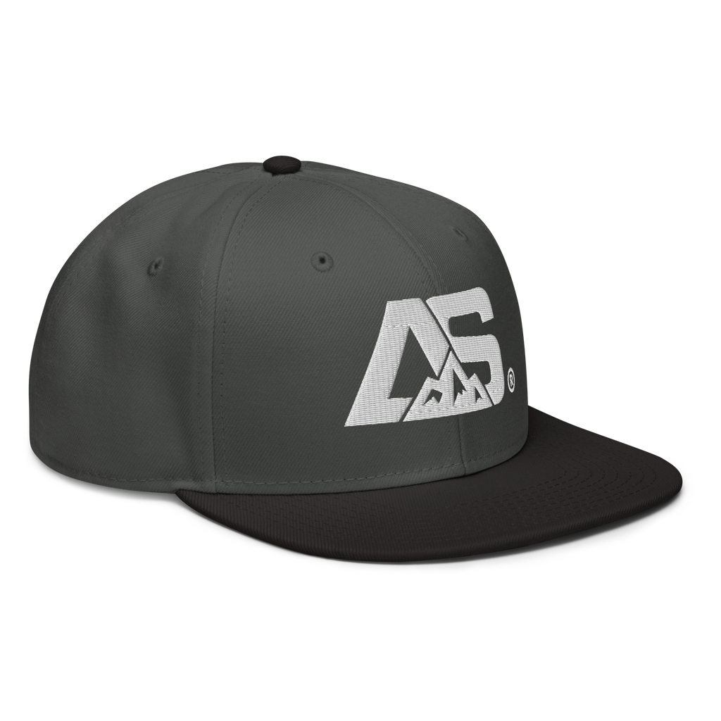 ALPINSTOFF® × OTTO Cap – AS Monogram Snapback (White Embroidery)
