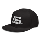 ALPINSTOFF® × OTTO Cap – AS Monogram Snapback (White Embroidery)