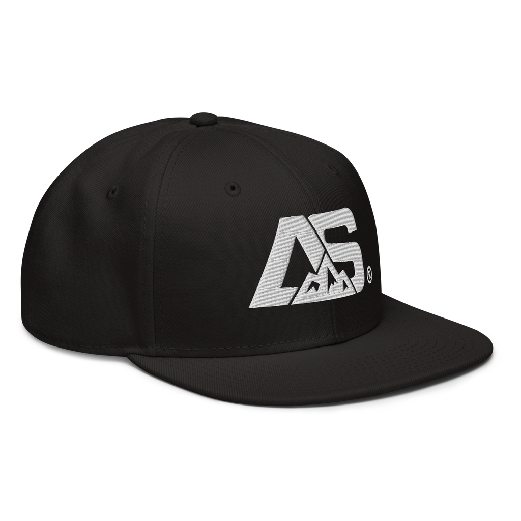 ALPINSTOFF® × OTTO Cap – AS Monogram Snapback (White Embroidery)