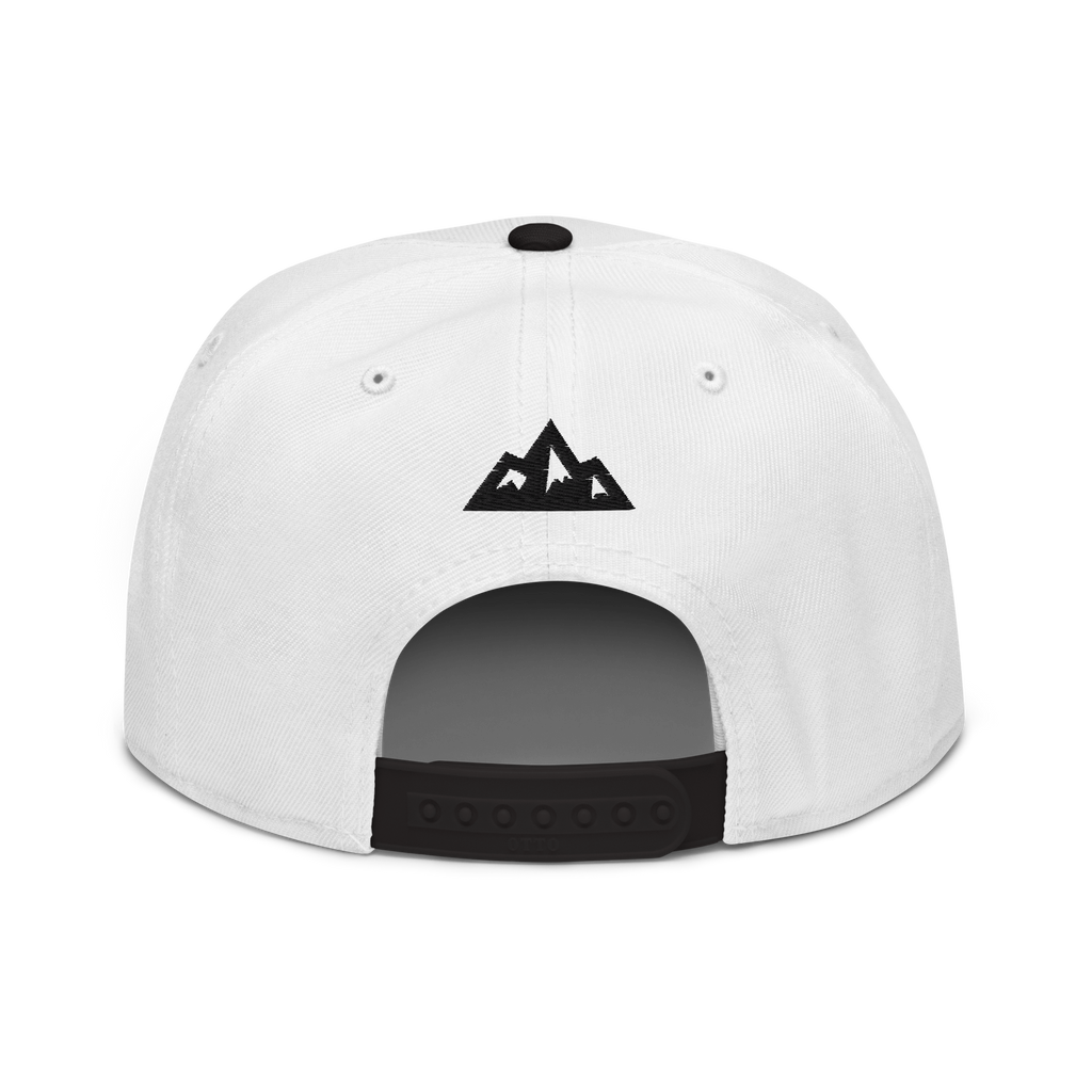 ALPINSTOFF® × OTTO Cap – AS Monogram Snapback (Black Embroidery)