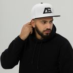 ALPINSTOFF® × OTTO Cap – AS Monogram Snapback (Black Embroidery)