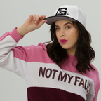 ALPINSTOFF® × OTTO Cap – AS Monogram Snapback (Black Embroidery)