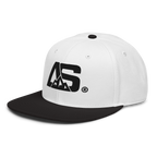 ALPINSTOFF® × OTTO Cap – AS Monogram Snapback (Black Embroidery)