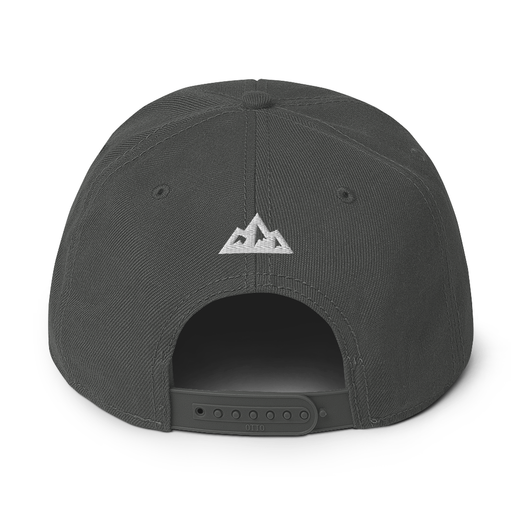 ALPINSTOFF® × OTTO Cap – AS Monogram Snapback (White Embroidery)