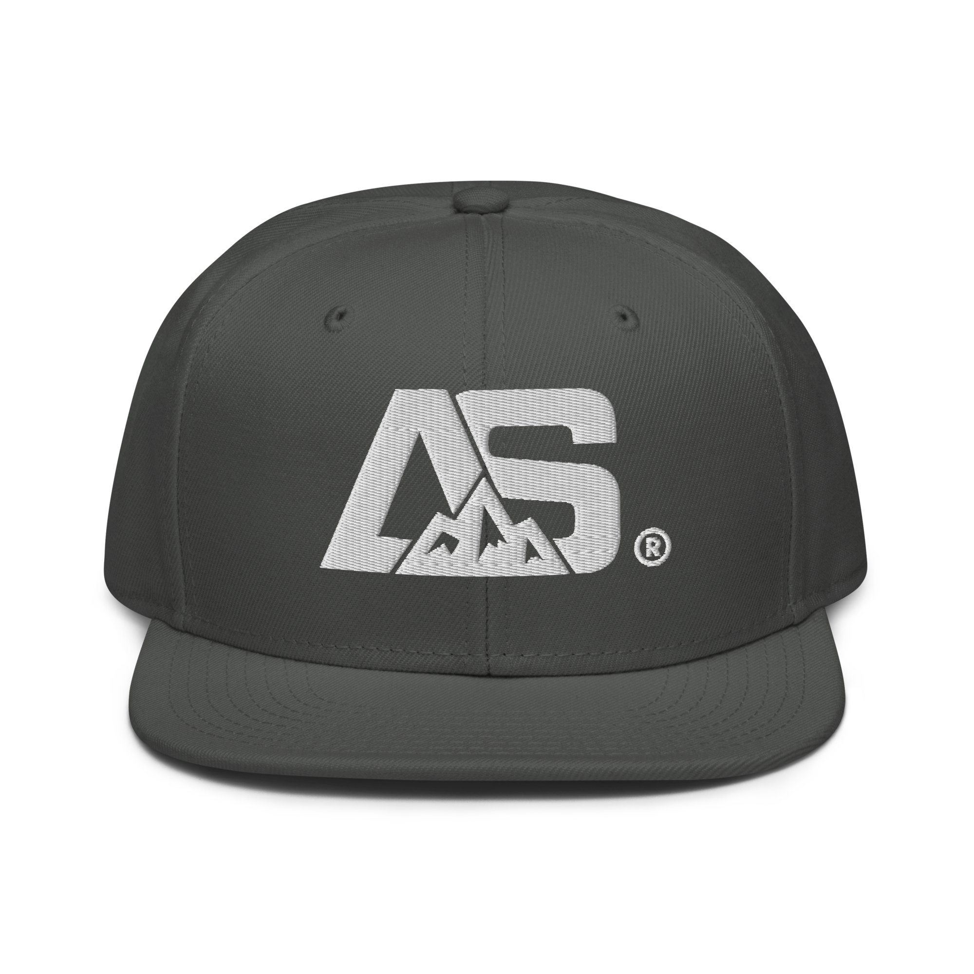 ALPINSTOFF® × OTTO Cap – AS Monogram Snapback (White Embroidery)