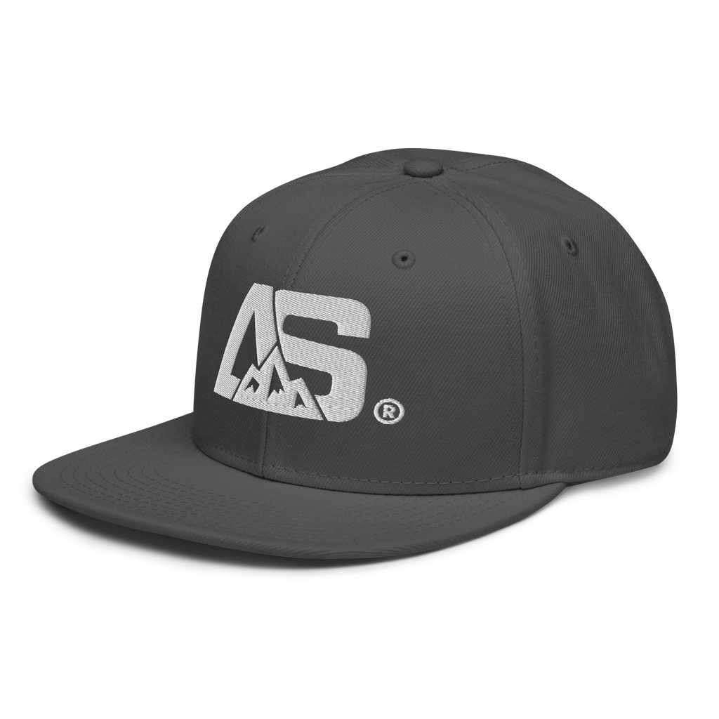 ALPINSTOFF® × OTTO Cap – AS Monogram Snapback (White Embroidery)