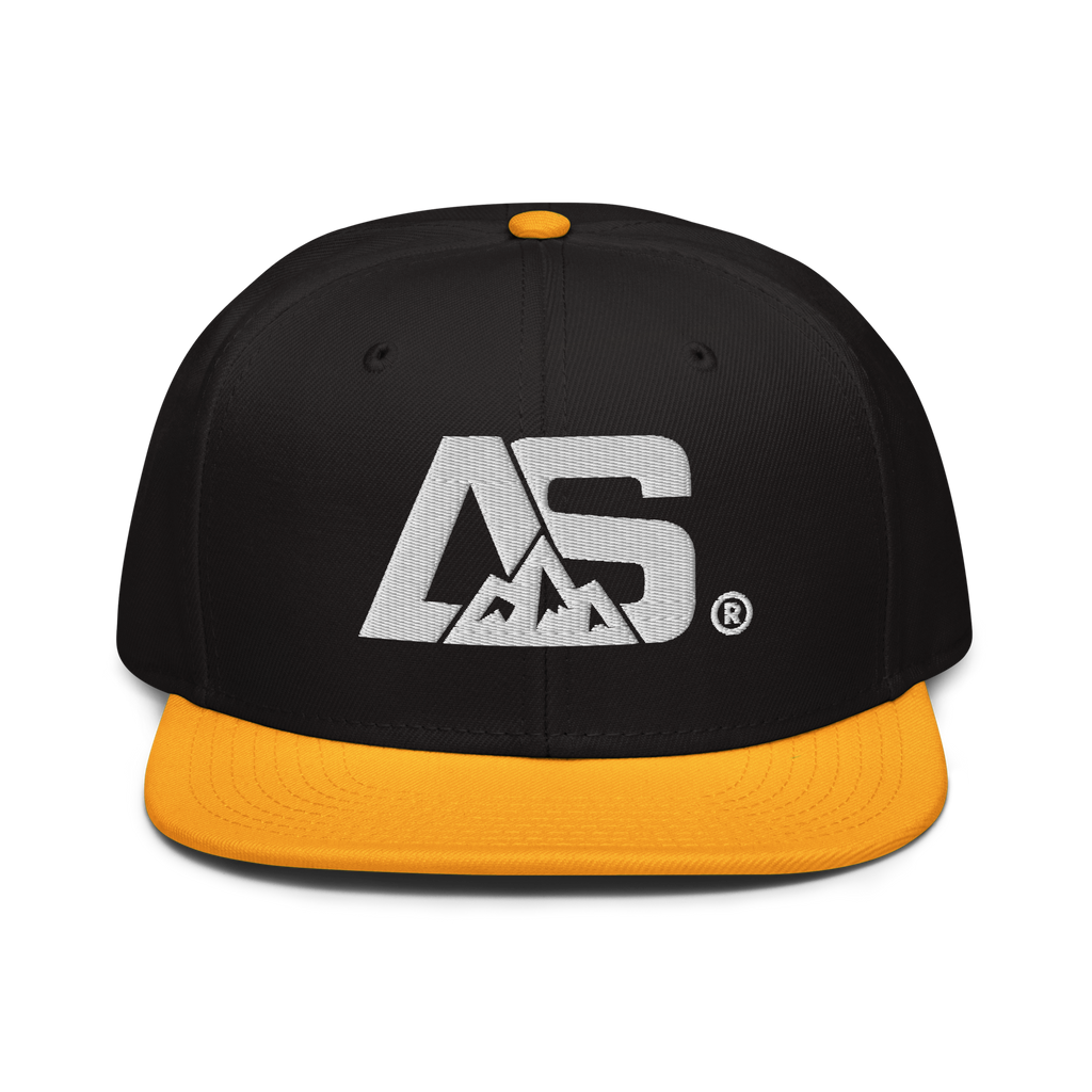 ALPINSTOFF® × OTTO Cap – AS Monogram Snapback (White Embroidery)