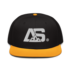 ALPINSTOFF® × OTTO Cap – AS Monogram Snapback (White Embroidery)