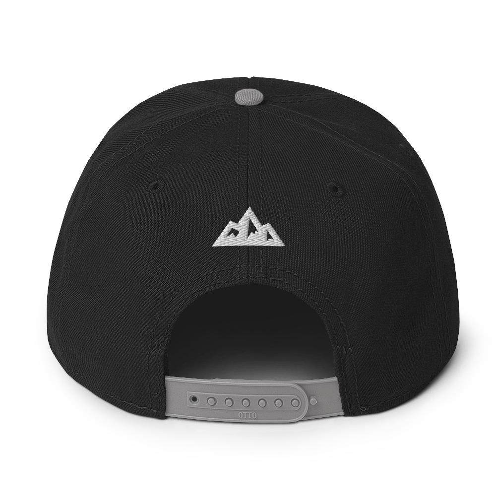 ALPINSTOFF® × OTTO Cap – AS Monogram Snapback (White Embroidery)