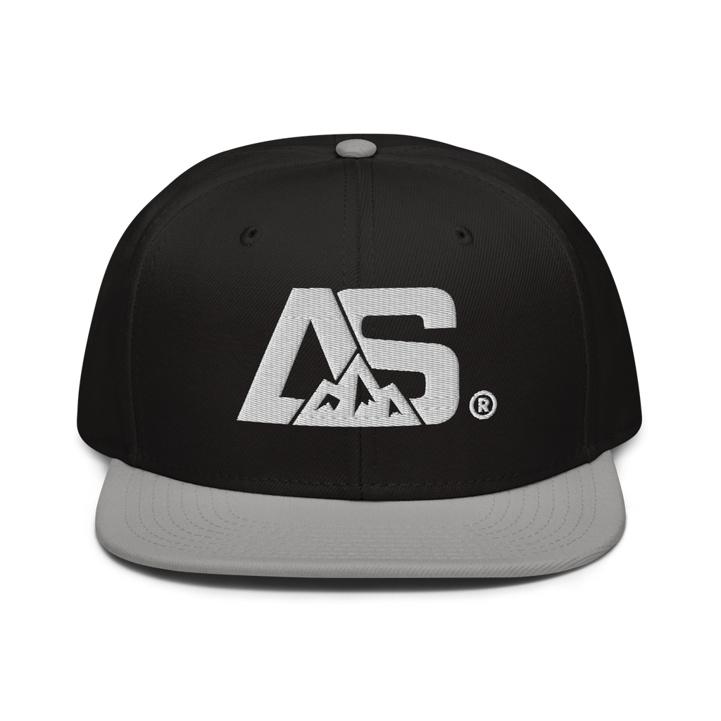 ALPINSTOFF® × OTTO Cap – AS Monogram Snapback (White Embroidery)