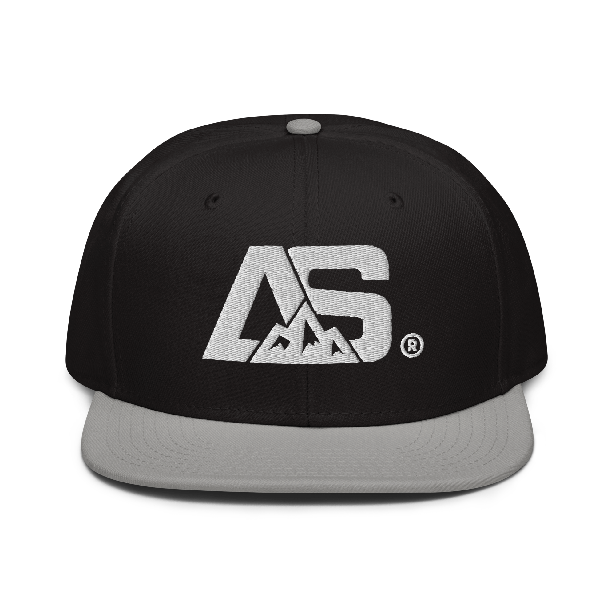 ALPINSTOFF® × OTTO Cap – AS Monogram Snapback (White Embroidery)