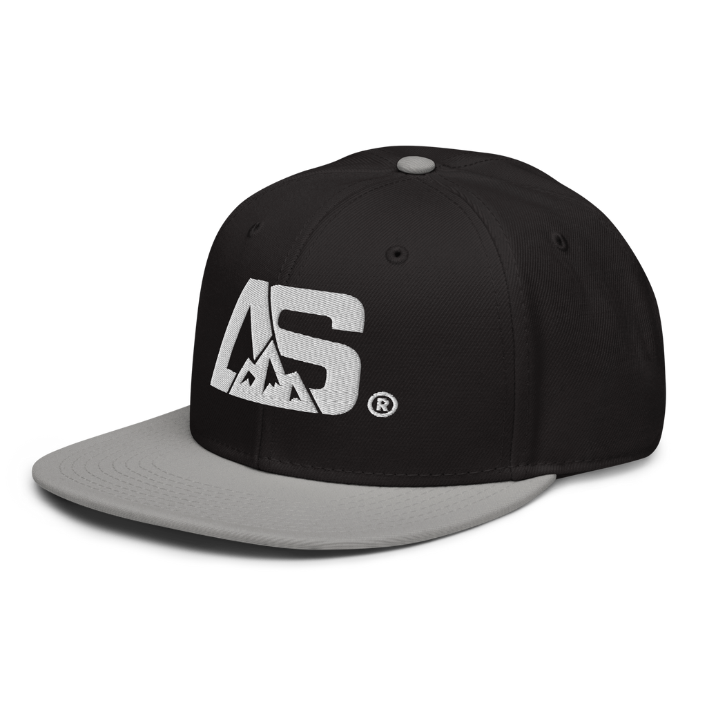 ALPINSTOFF® × OTTO Cap – AS Monogram Snapback (White Embroidery)