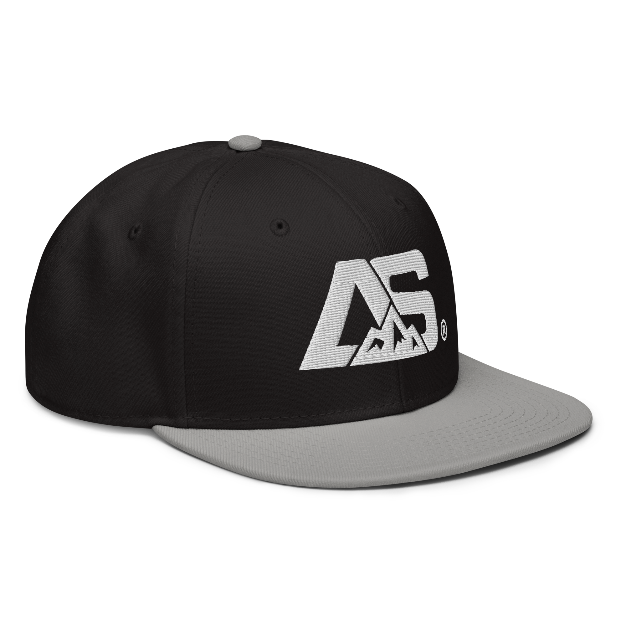 ALPINSTOFF® × OTTO Cap – AS Monogram Snapback (White Embroidery)