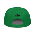 ALPINSTOFF® × OTTO Cap – AS Monogram Snapback (Black Embroidery)