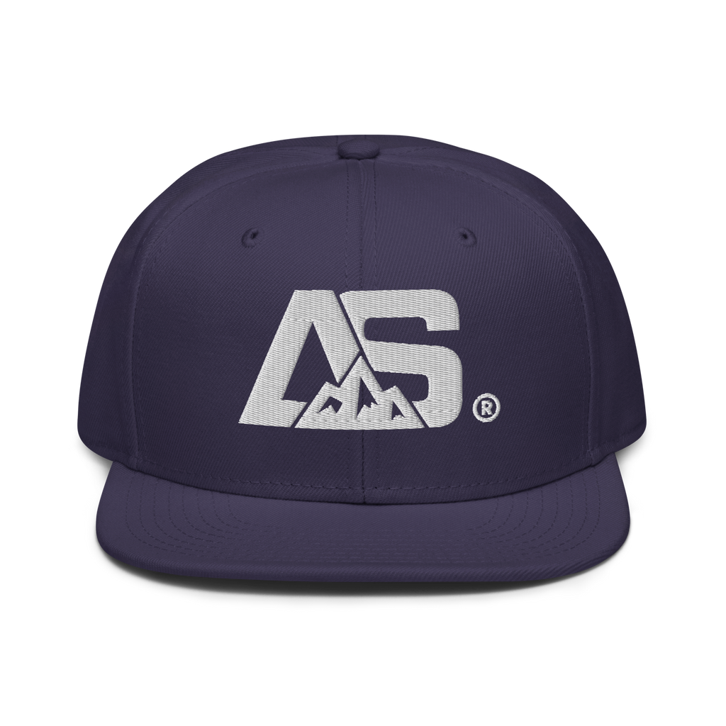 ALPINSTOFF® × OTTO Cap – AS Monogram Snapback (White Embroidery)
