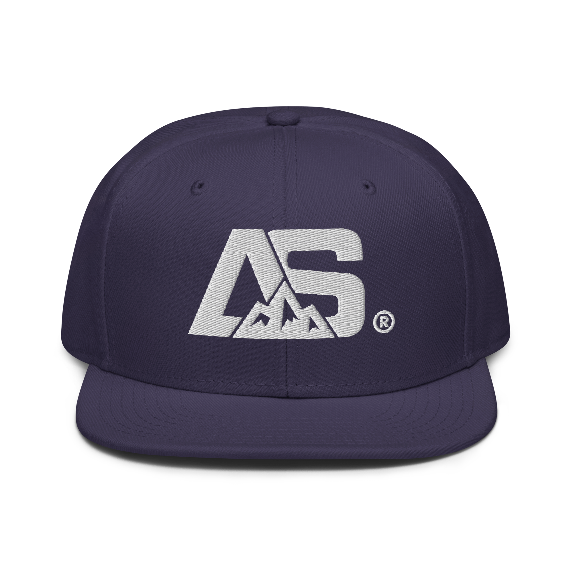 ALPINSTOFF® × OTTO Cap – AS Monogram Snapback (White Embroidery)