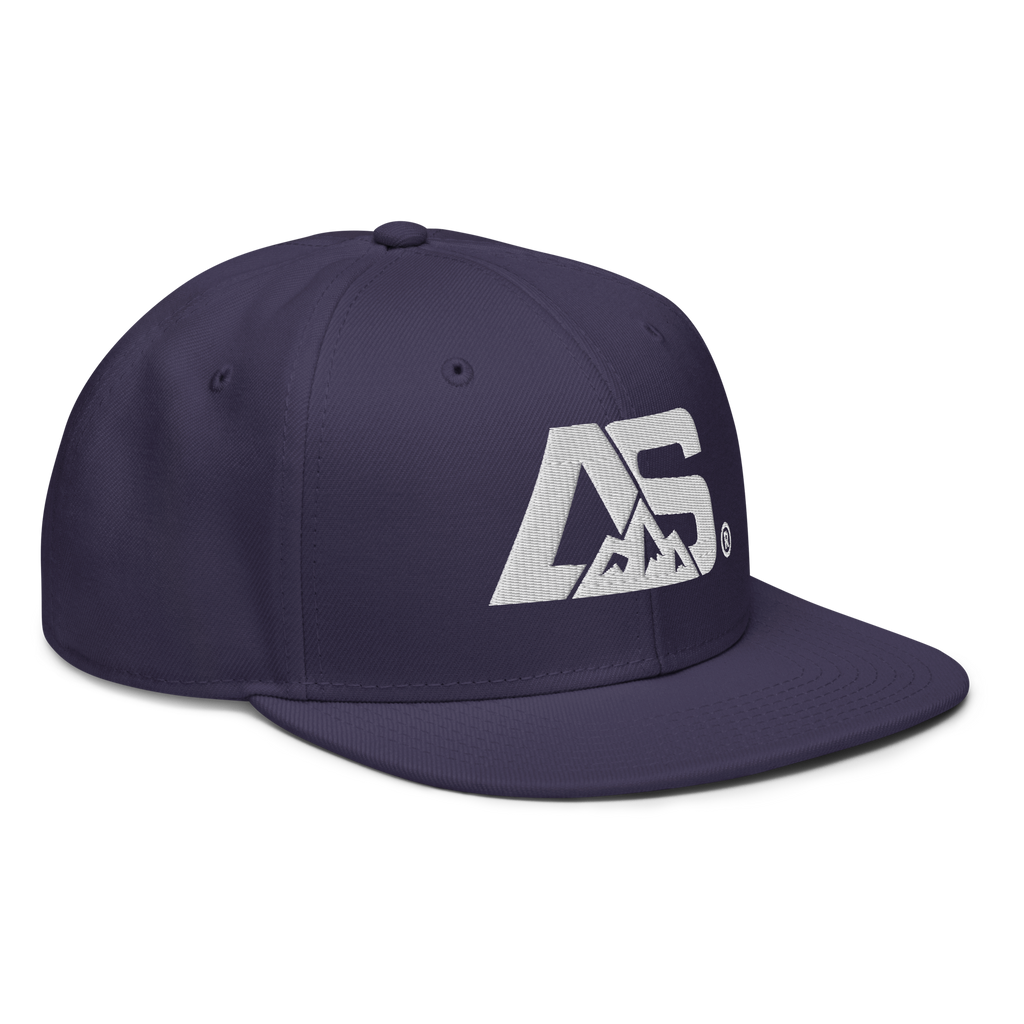 ALPINSTOFF® × OTTO Cap – AS Monogram Snapback (White Embroidery)