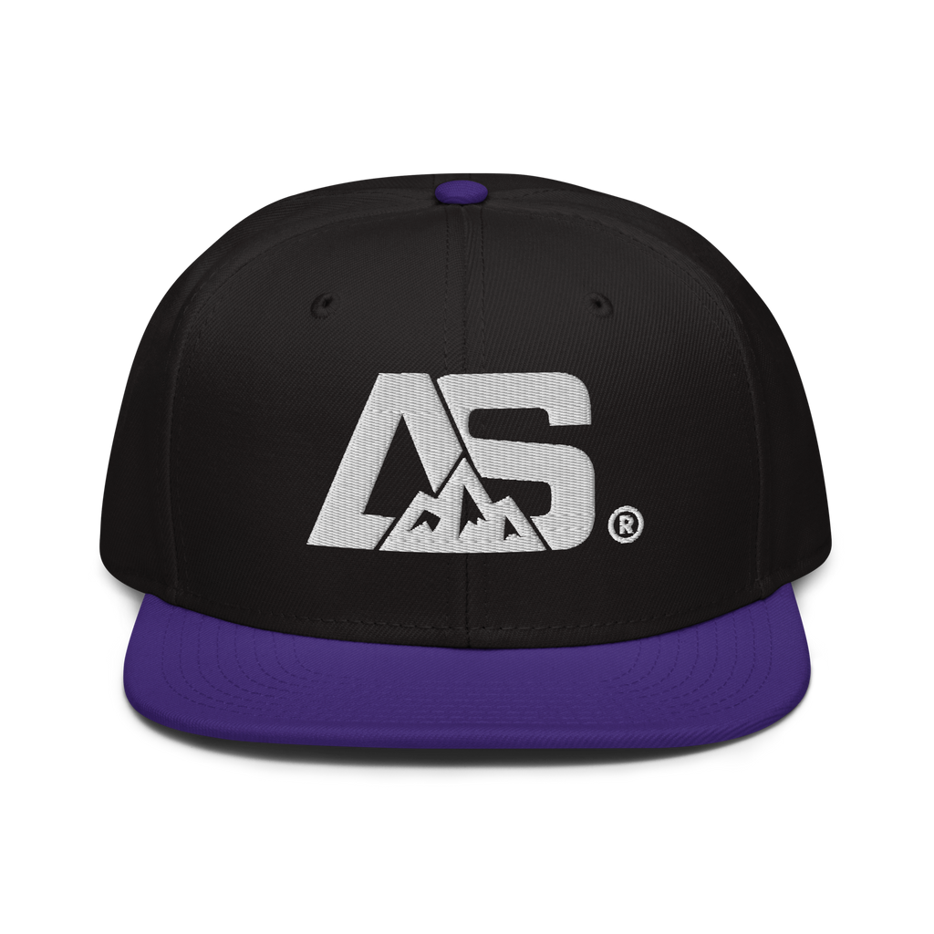 ALPINSTOFF® × OTTO Cap – AS Monogram Snapback (White Embroidery)