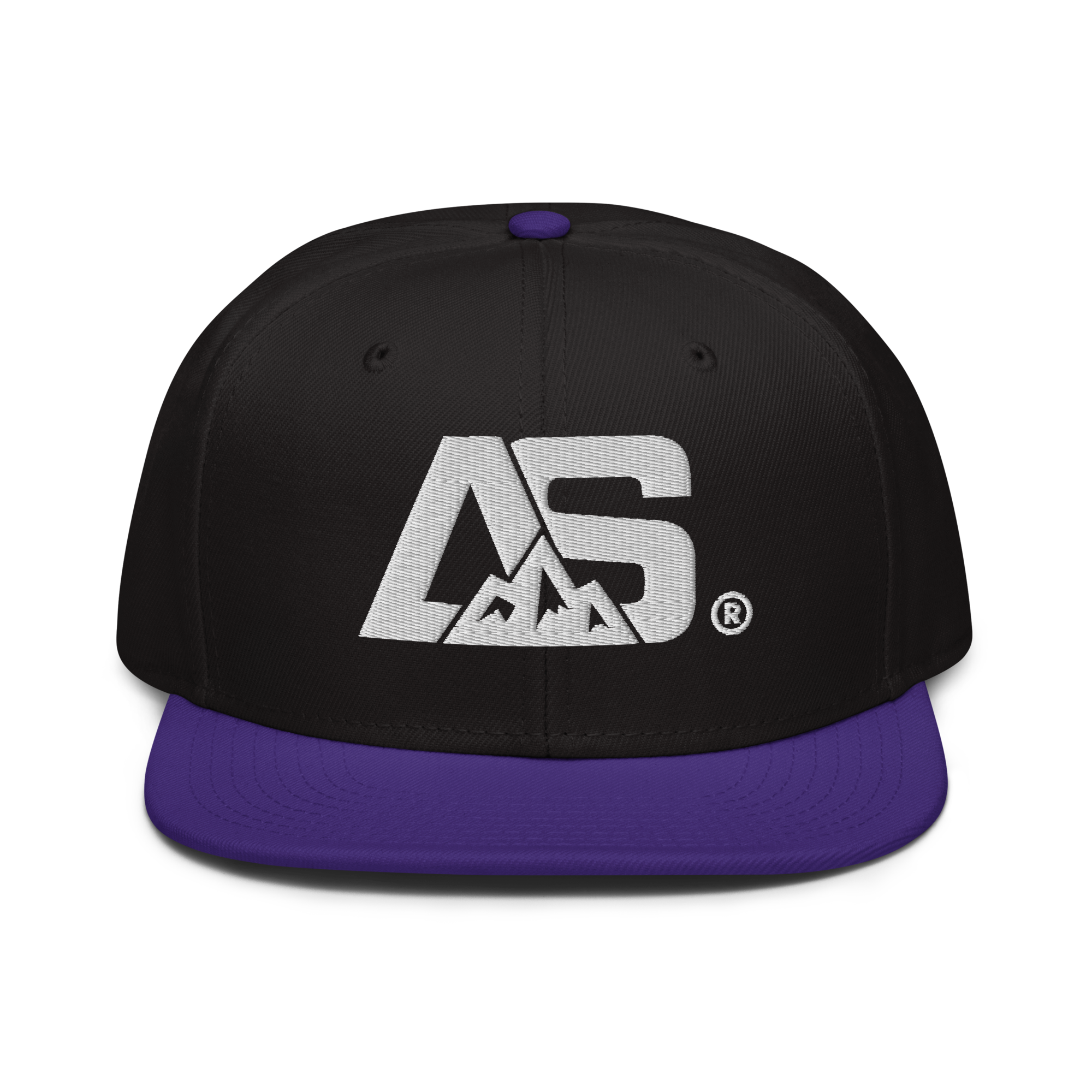 ALPINSTOFF® × OTTO Cap – AS Monogram Snapback (White Embroidery)