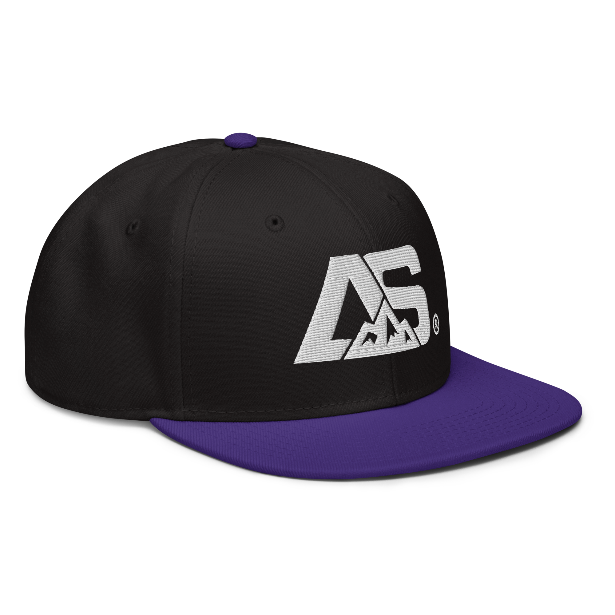 ALPINSTOFF® × OTTO Cap – AS Monogram Snapback (White Embroidery)