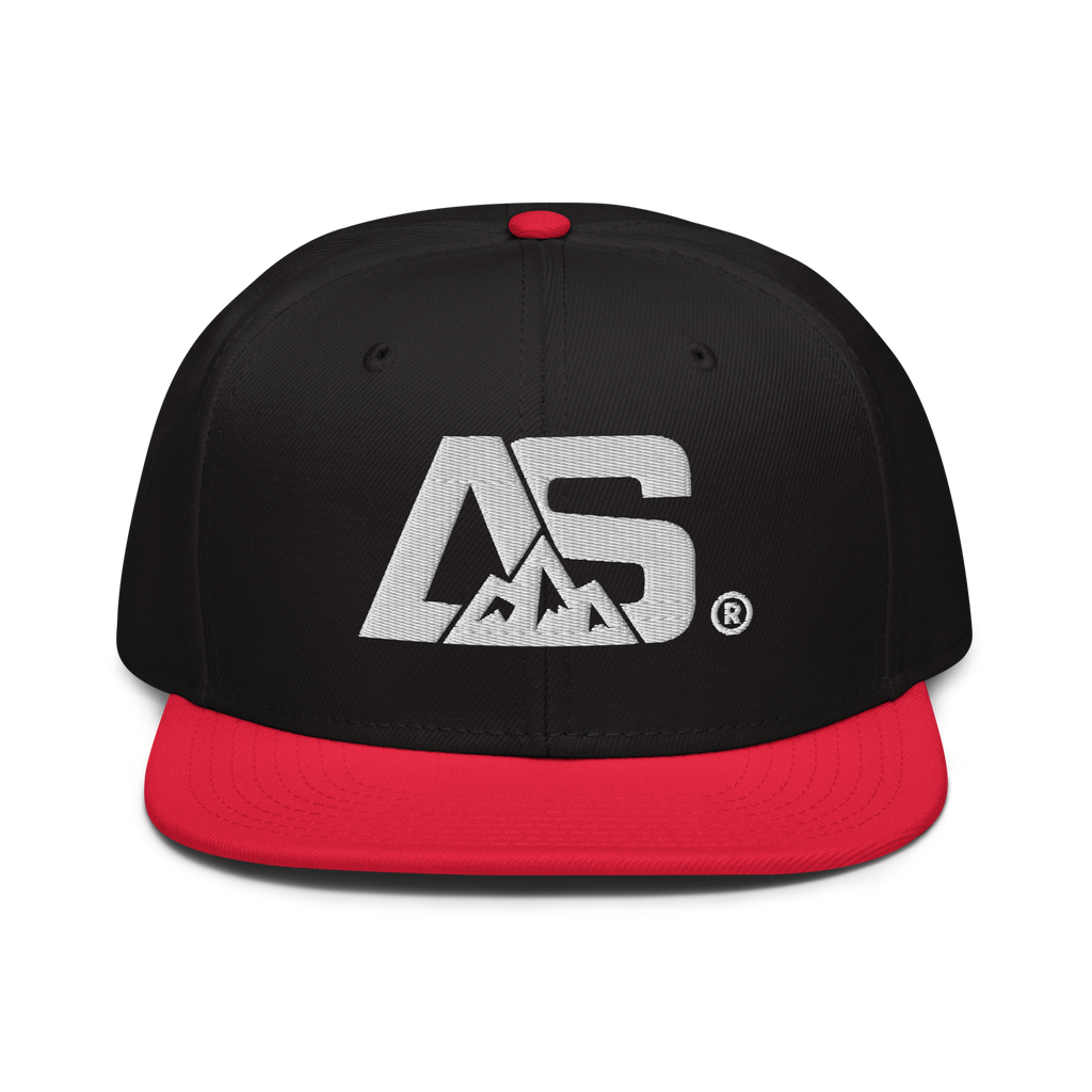 ALPINSTOFF® × OTTO Cap – AS Monogram Snapback (White Embroidery)