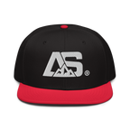 ALPINSTOFF® × OTTO Cap – AS Monogram Snapback (White Embroidery)
