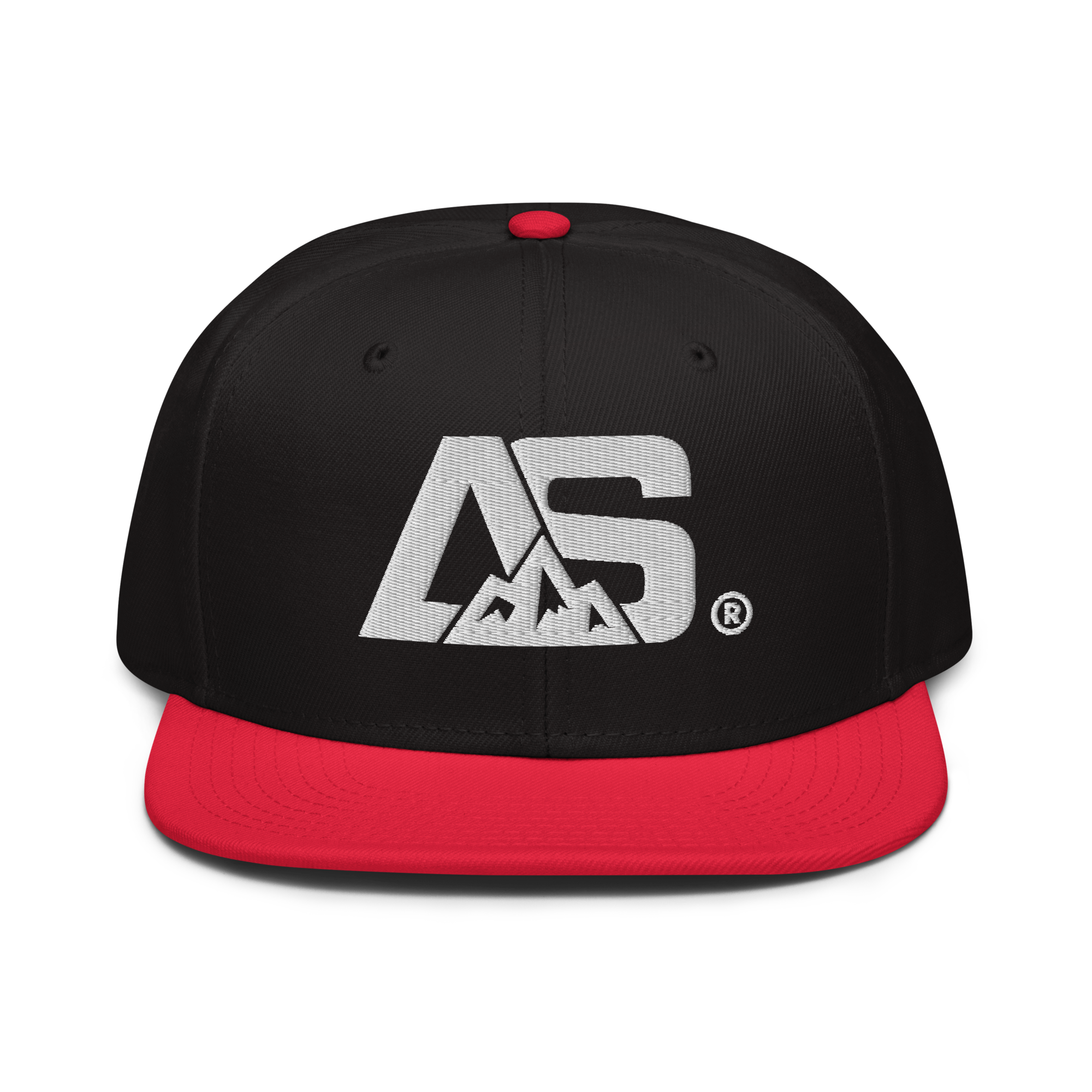 ALPINSTOFF® × OTTO Cap – AS Monogram Snapback (White Embroidery)
