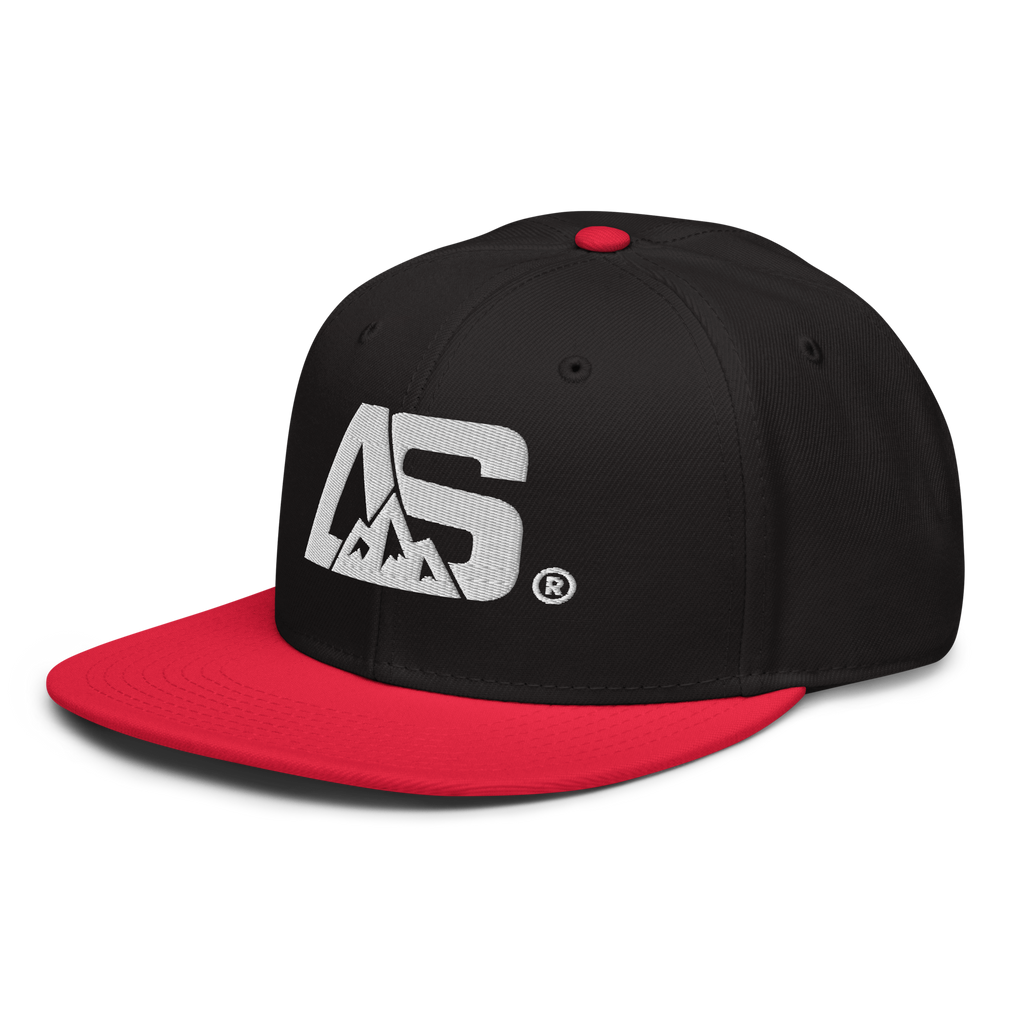 ALPINSTOFF® × OTTO Cap – AS Monogram Snapback (White Embroidery)