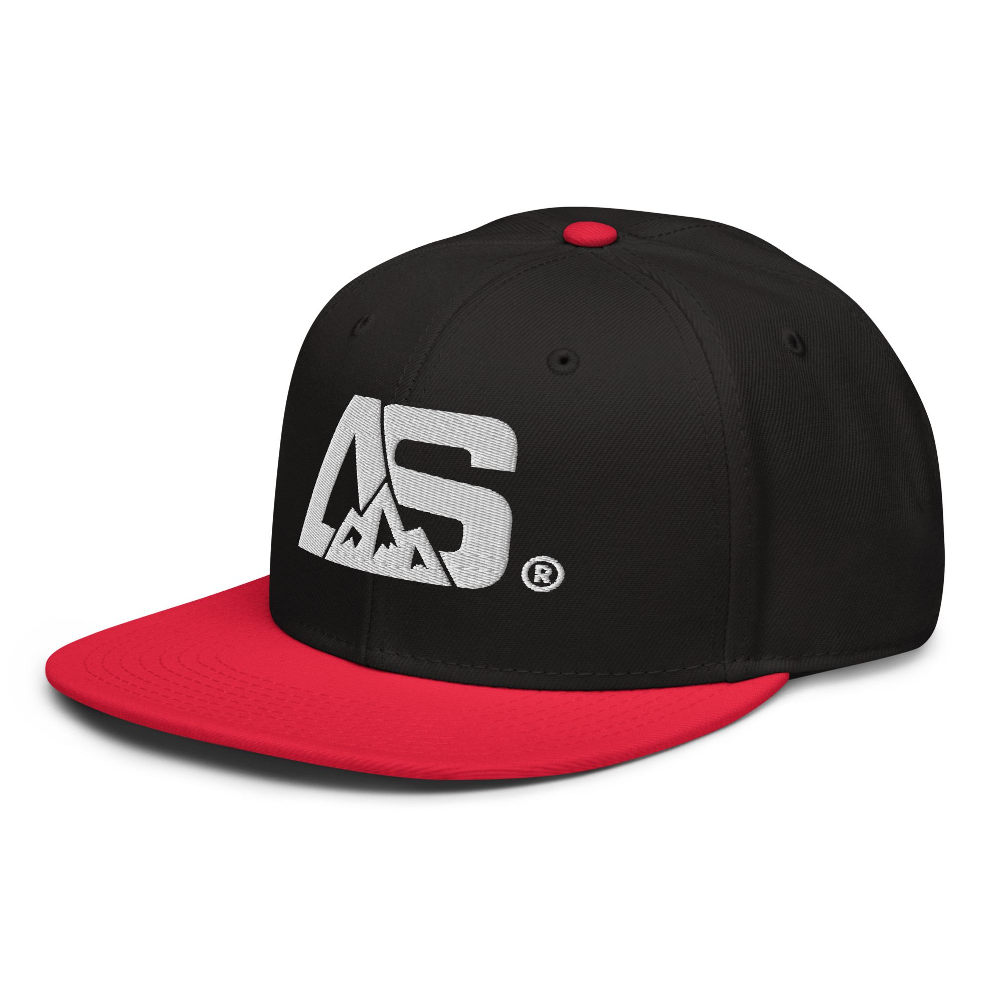 ALPINSTOFF® × OTTO Cap – AS Monogram Snapback (White Embroidery)