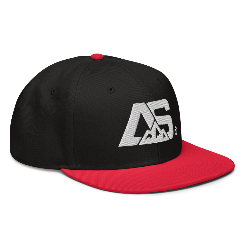 ALPINSTOFF® × OTTO Cap – AS Monogram Snapback (White Embroidery)