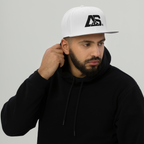 ALPINSTOFF® × OTTO Cap – AS Monogram Snapback (Black Embroidery)