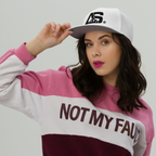 ALPINSTOFF® × OTTO Cap – AS Monogram Snapback (Black Embroidery)