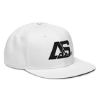 ALPINSTOFF® × OTTO Cap – AS Monogram Snapback (Black Embroidery)