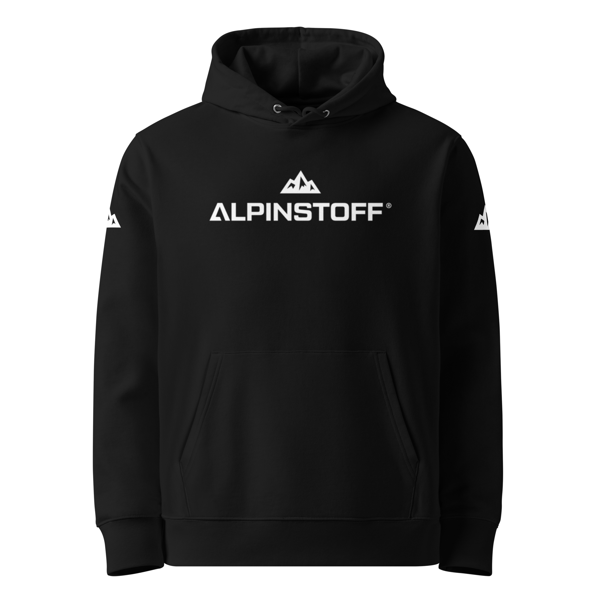 ALPINSTOFF® Essential Eco Hoodie – White Print Edition