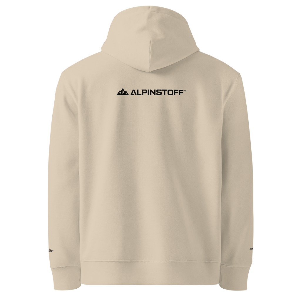 ALPINSTOFF® Essential Eco Hoodie – AS Embroidered Edition (Black Stitch)