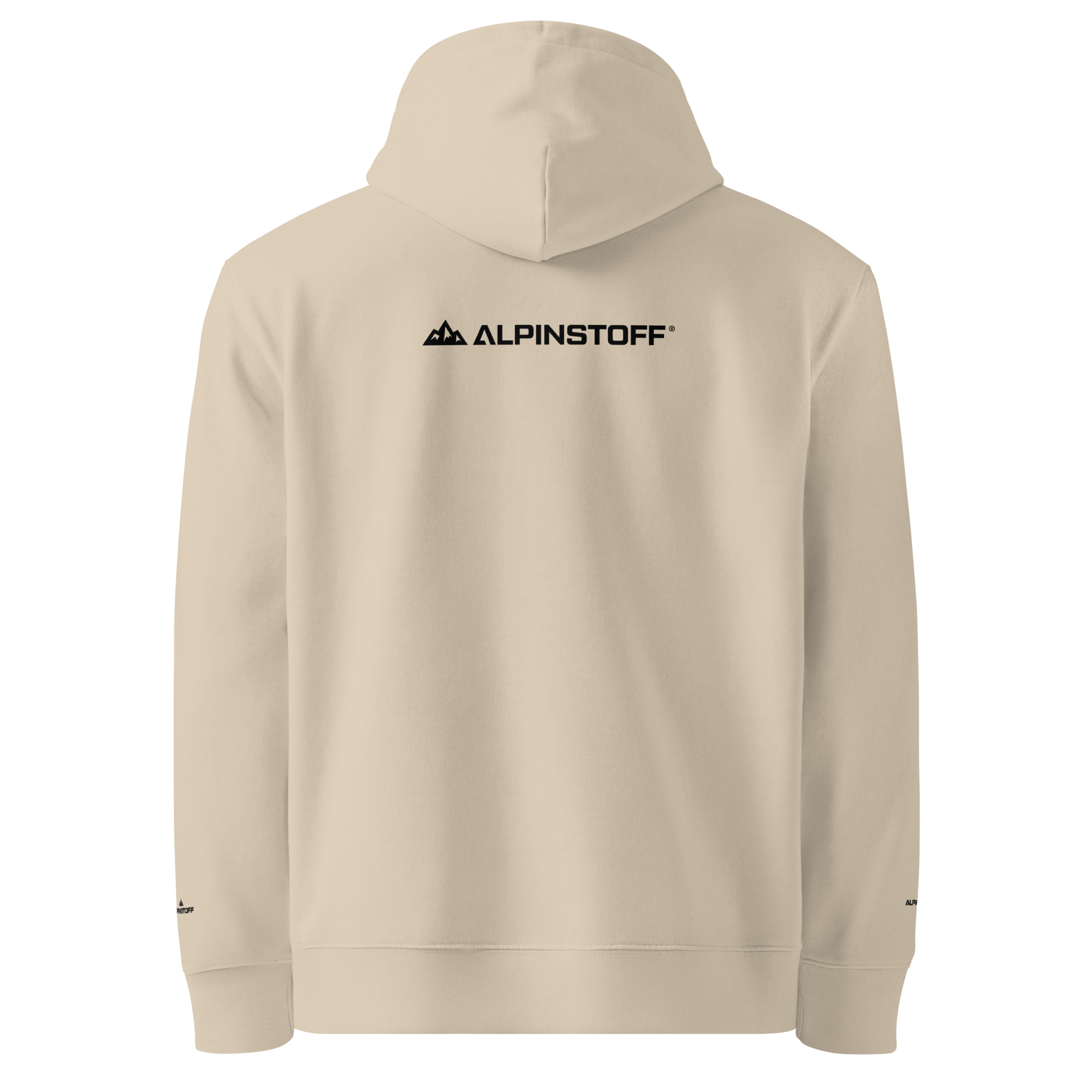 ALPINSTOFF® Essential Eco Hoodie – AS Embroidered Edition (Black Stitch)
