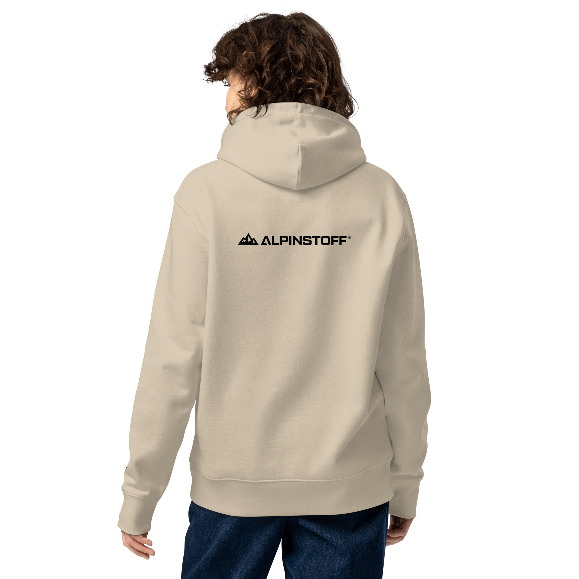 ALPINSTOFF® Essential Eco Hoodie – AS Embroidered Edition (Black Stitch)