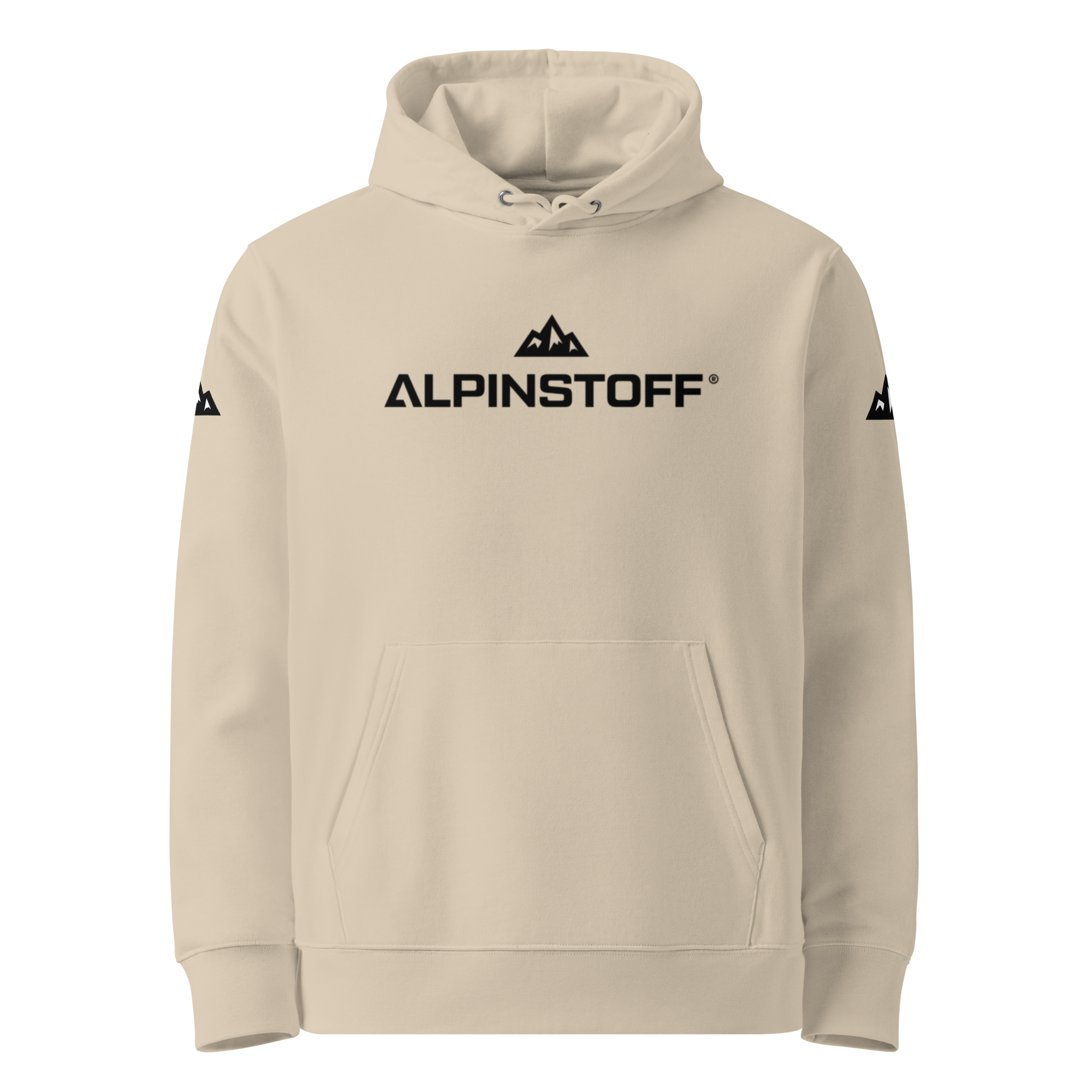 ALPINSTOFF® Essential Eco Hoodie – Black Print Edition