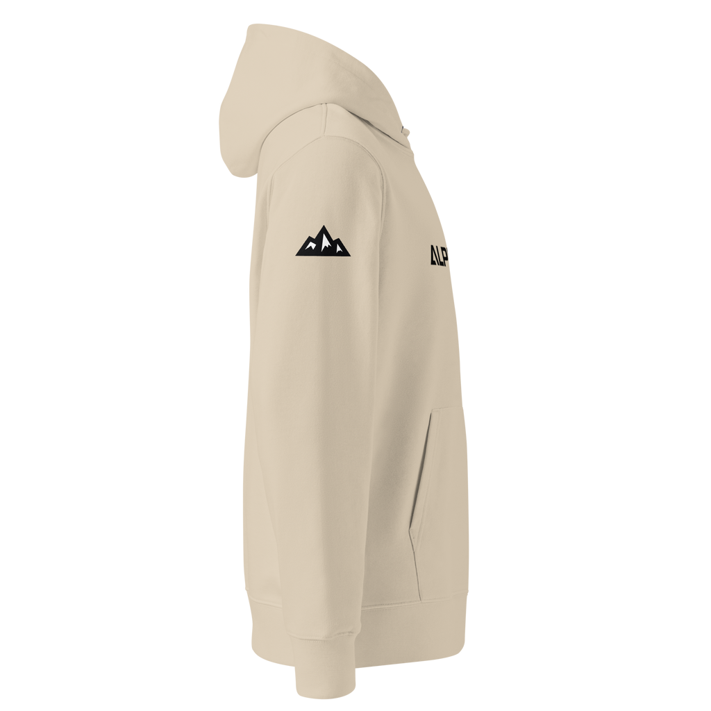 ALPINSTOFF® Essential Eco Hoodie – Black Print Edition