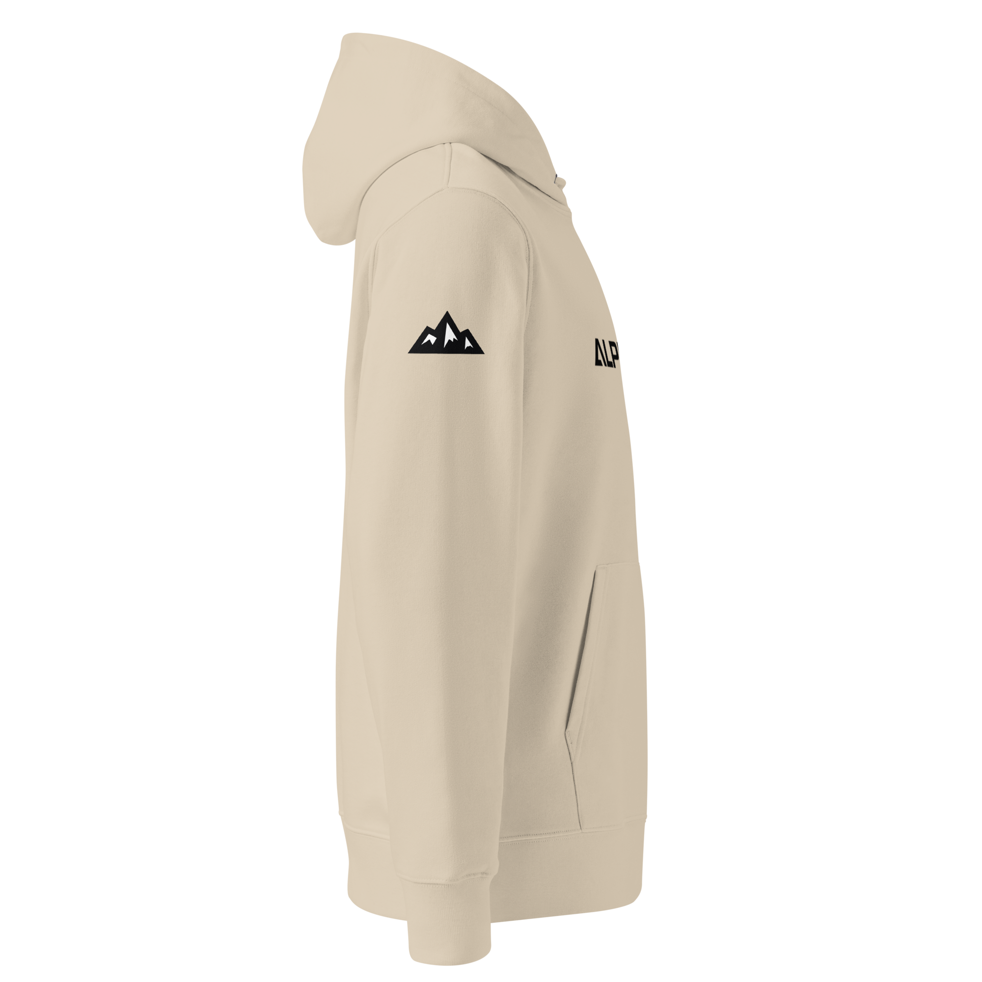 ALPINSTOFF® Essential Eco Hoodie – Black Print Edition