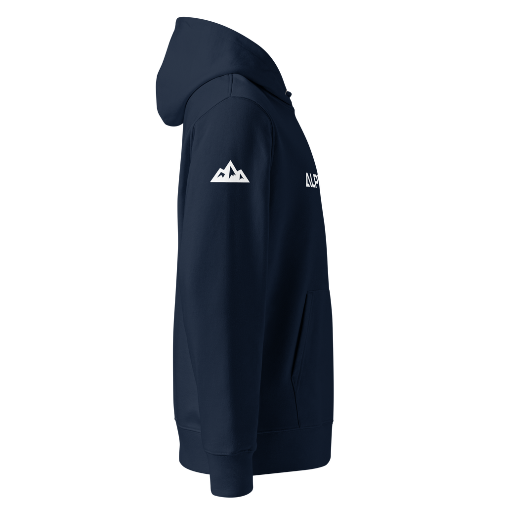 ALPINSTOFF® Essential Eco Hoodie – White Print Edition