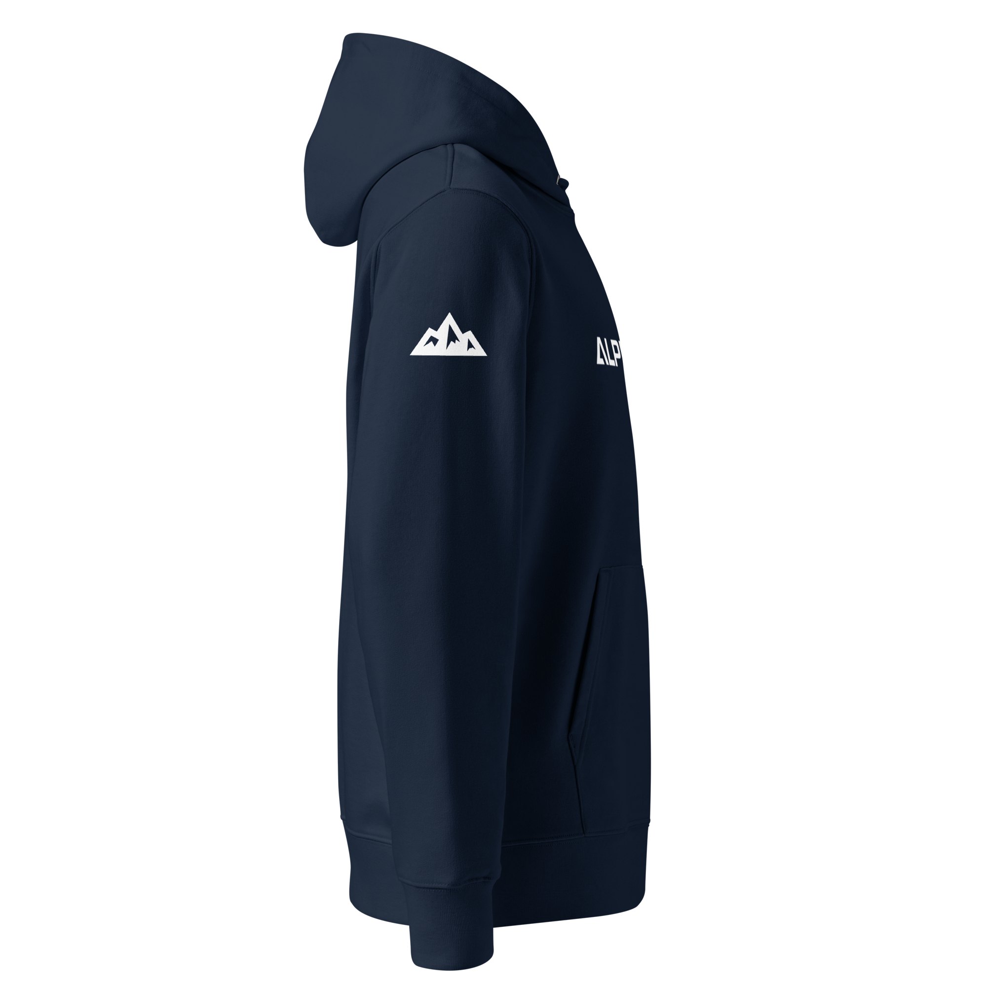 ALPINSTOFF® Essential Eco Hoodie – White Print Edition