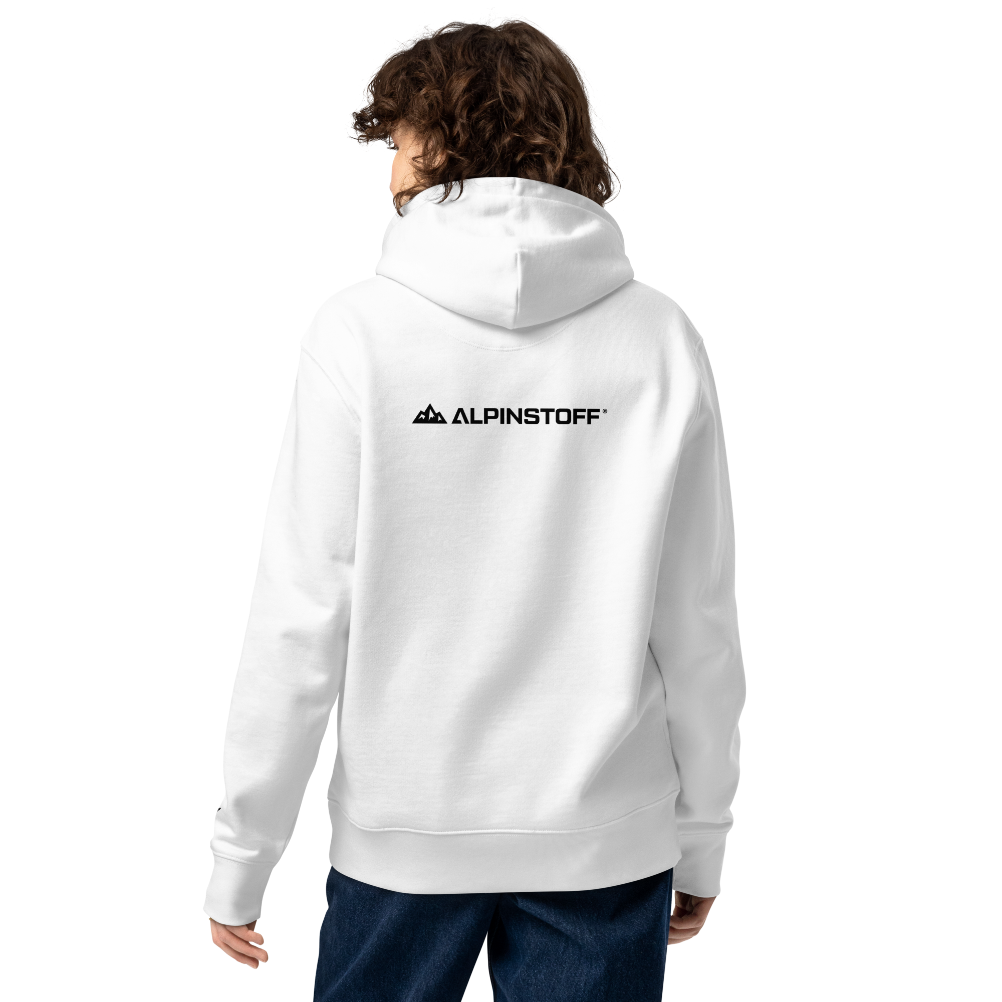 ALPINSTOFF® Essential Eco Hoodie – AS Embroidered Edition (Black Stitch)
