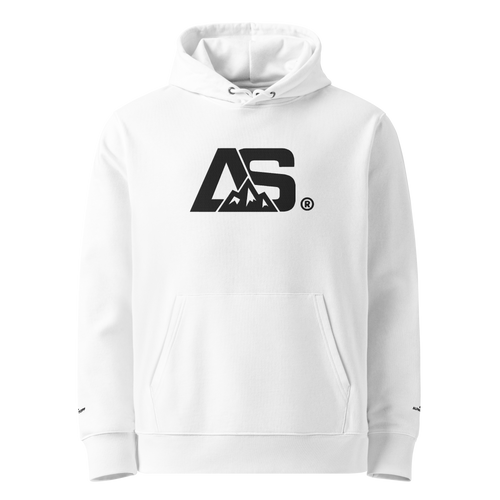 ALPINSTOFF® Essential Eco Hoodie – AS Embroidered Edition (Black Stitch)