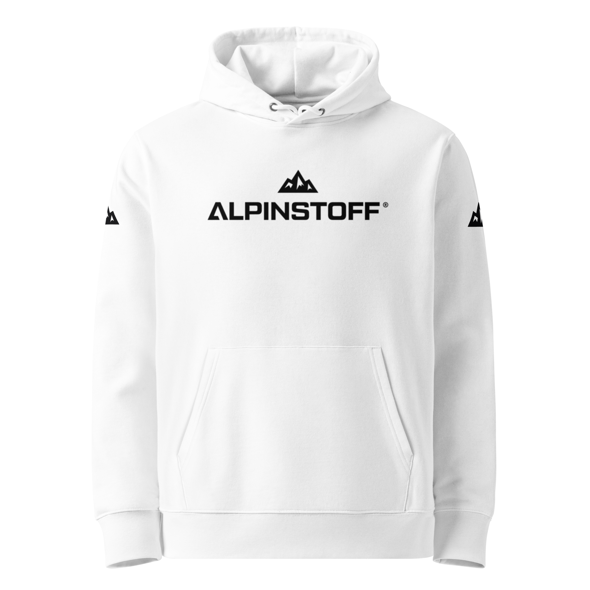 ALPINSTOFF® Essential Eco Hoodie – Black Print Edition