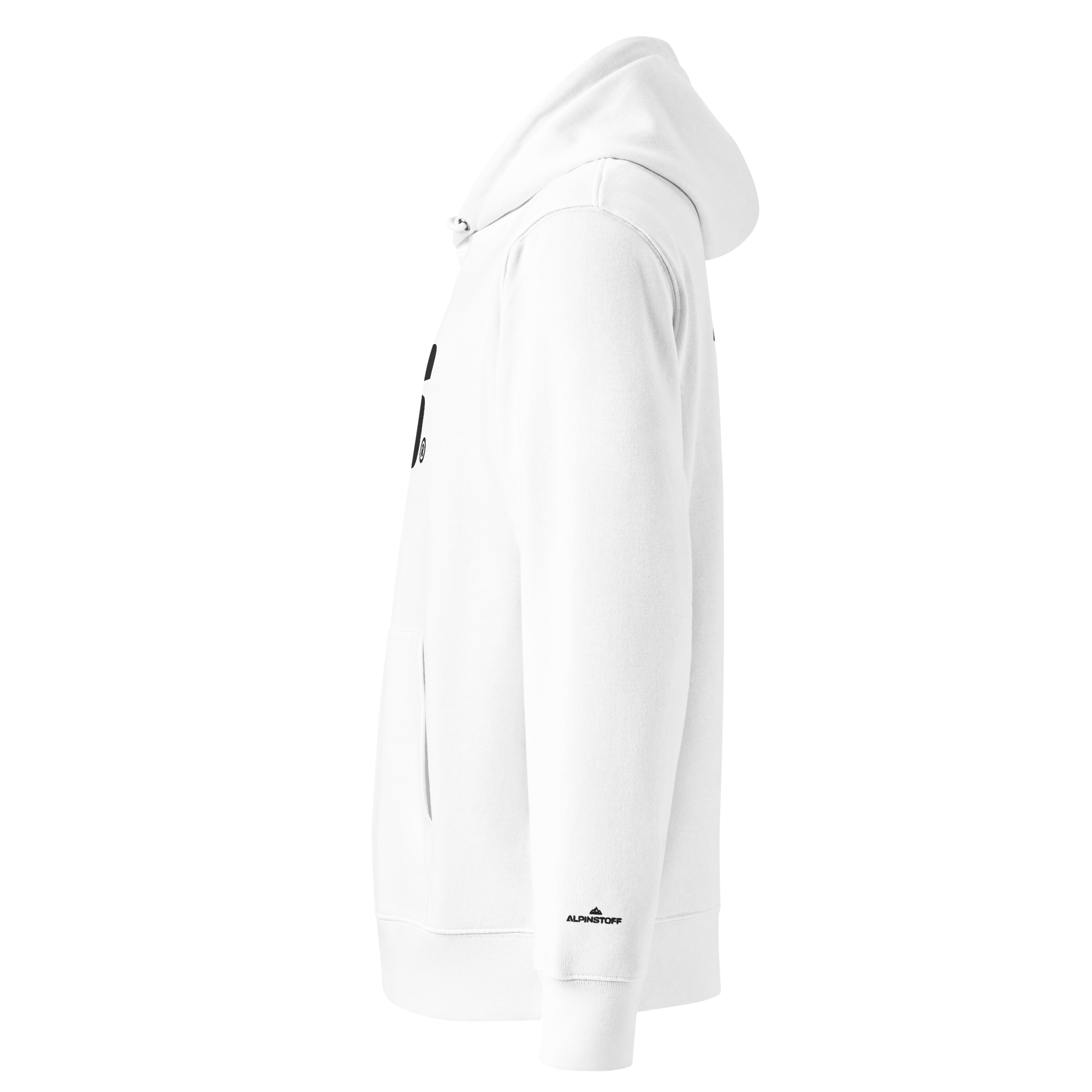 ALPINSTOFF® Essential Eco Hoodie – AS Embroidered Edition (Black Stitch)