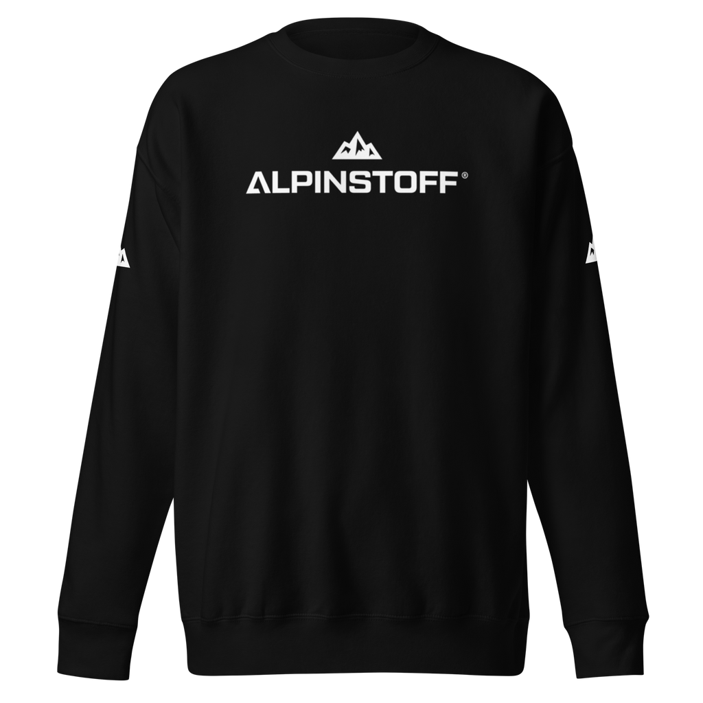 ALPINSTOFF® Premium Crewneck – White Print Edition